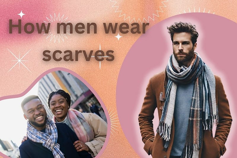 How men wear scarves