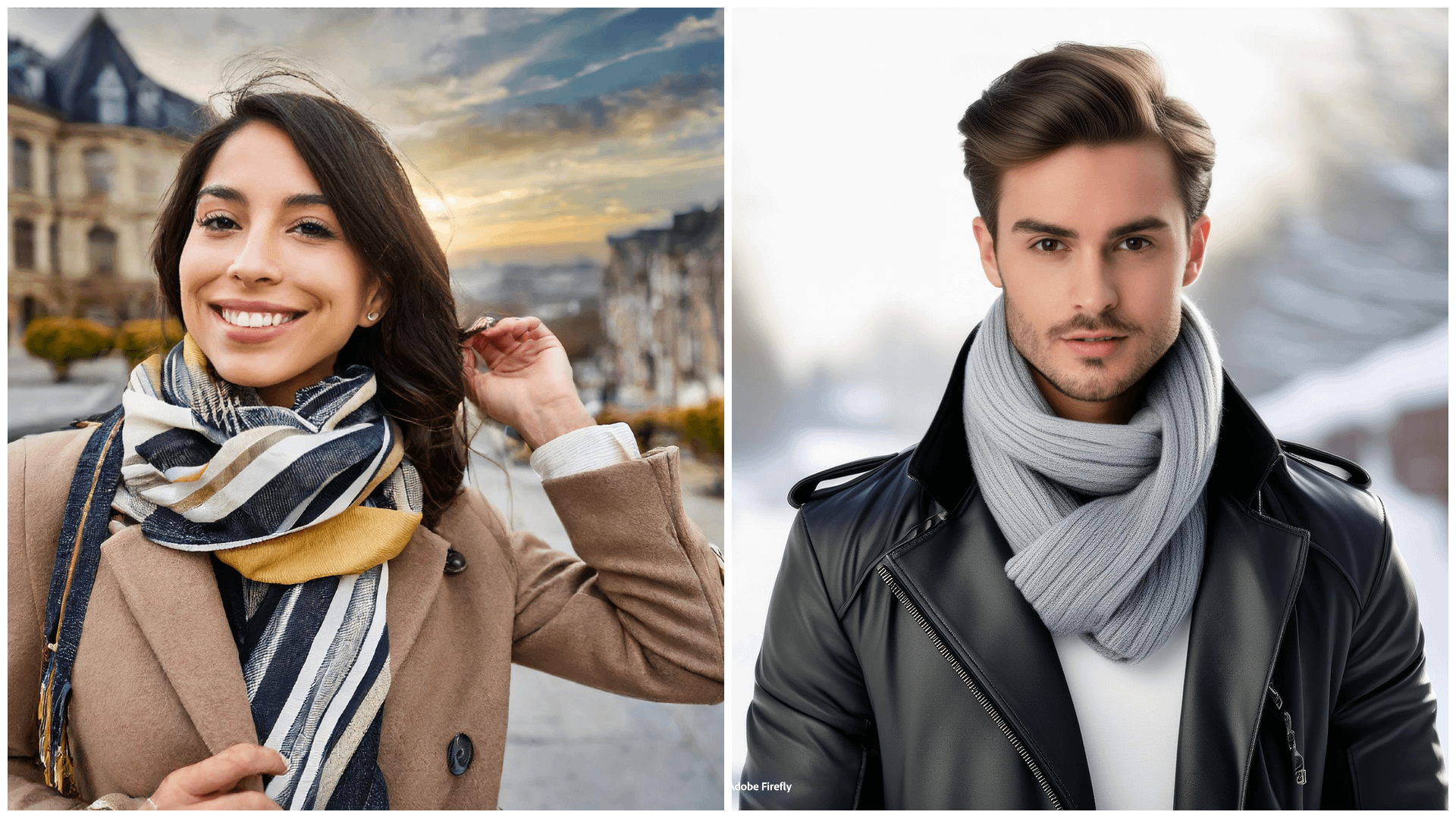 how to style Burberry scarf, men and women styling Burberry scrf